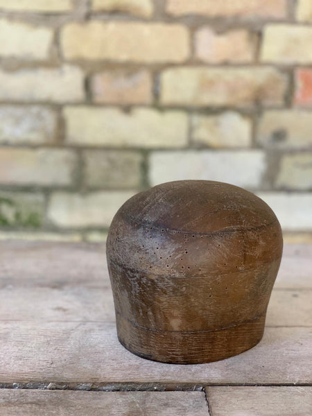 Vintage Wooden Hat Millinery Block