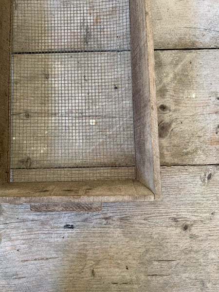 French Vintage Wooden Sifter