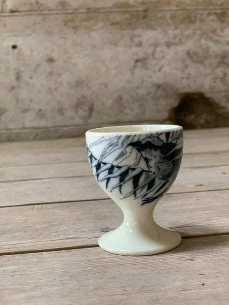 Vintage French Transferware Eggcup