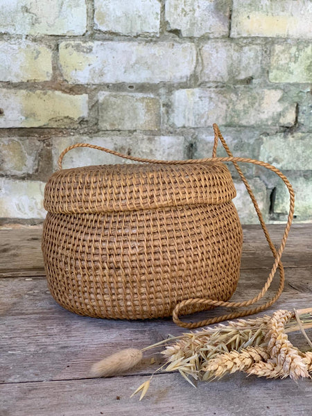 French Vintage Basket Bag