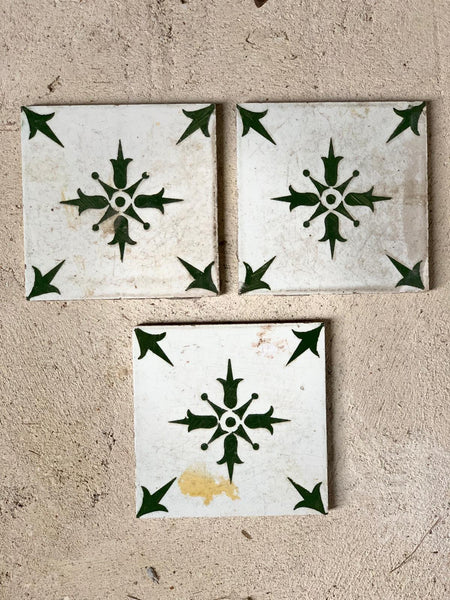 Vintage French Tiles (Green)