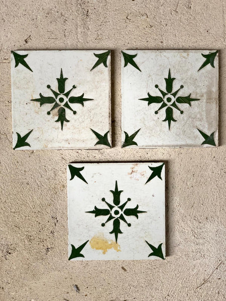 Vintage French Tiles (Green)