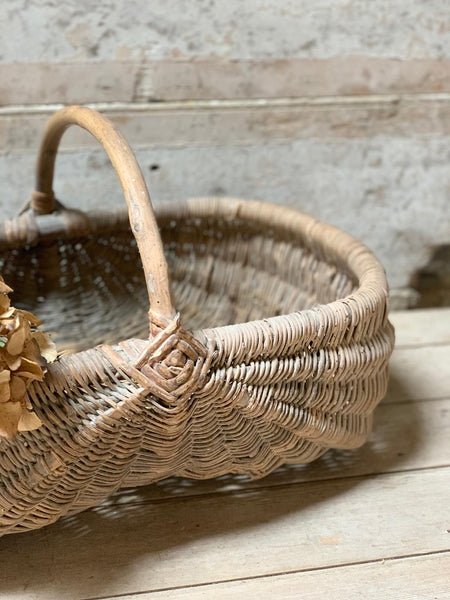 Vintage Handled Basket