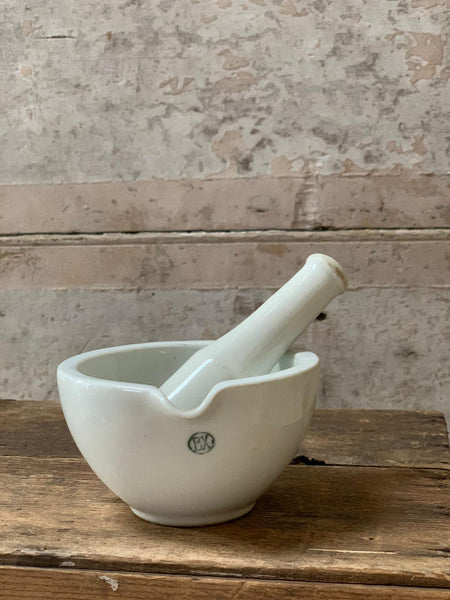 Gorgeous White French Pestle and Mortar