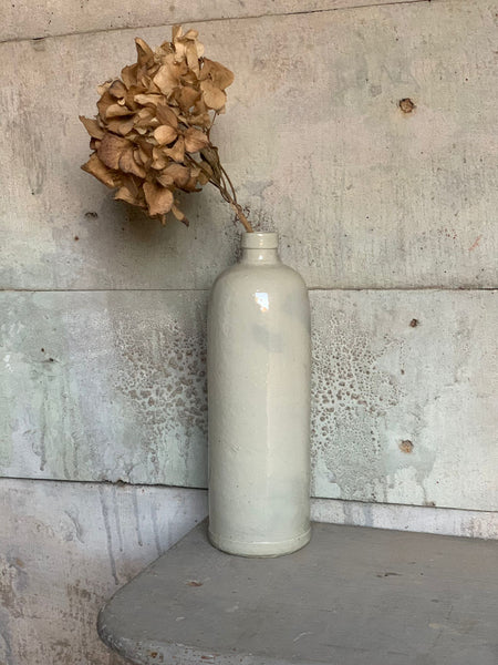 French Vintage Stoneware Bottle