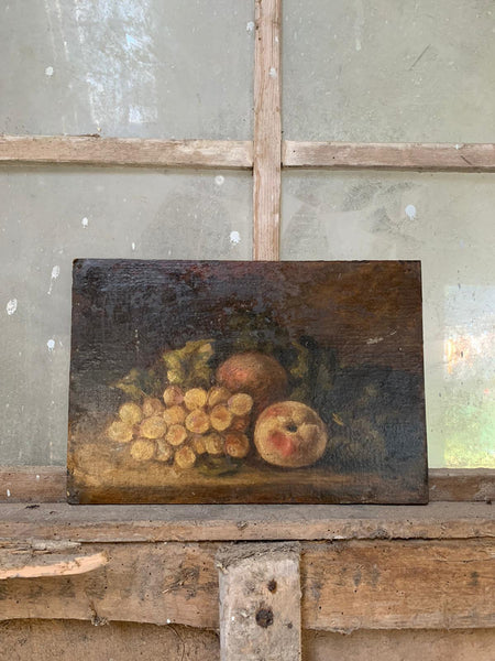 French Oil Fruit Painting