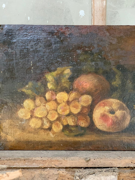 French Oil Fruit Painting