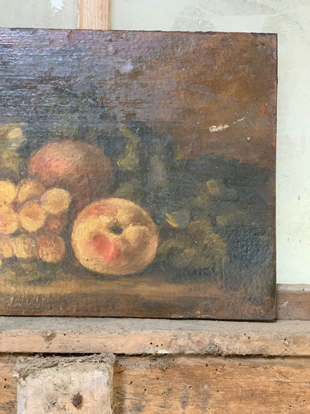 French Oil Fruit Painting