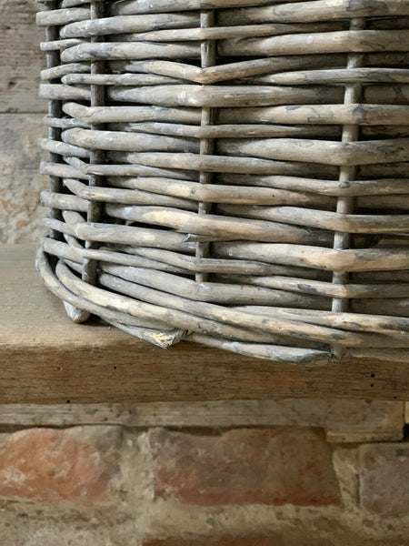 French Vintage Wicker Lampshade