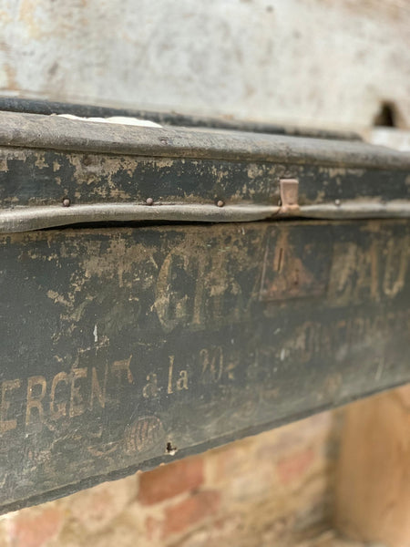 French Vintage Rustic Trunk