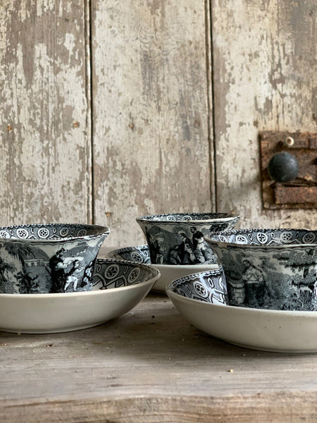 Mini Religious Bowl and Dish Candle in Seasalt and Woodsage