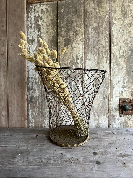 Rustic Metal Bin