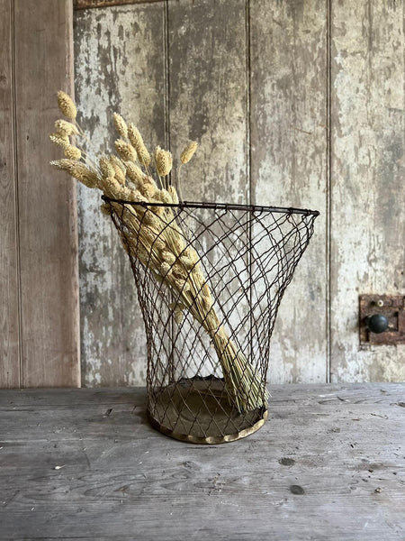 Rustic Metal Bin