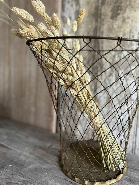 Rustic Metal Bin