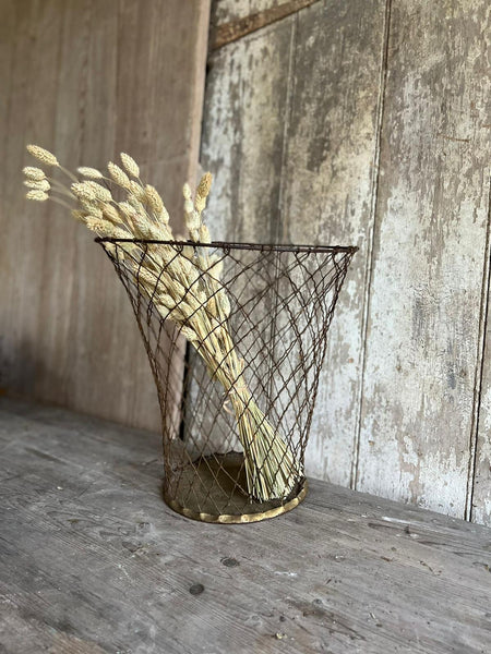 Rustic Metal Bin