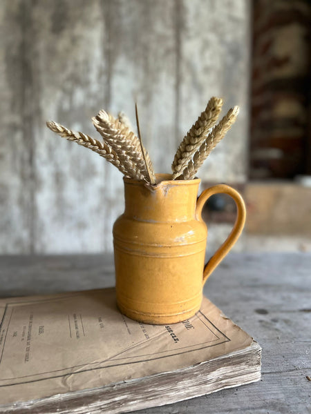 Vintage French Yellow Jug