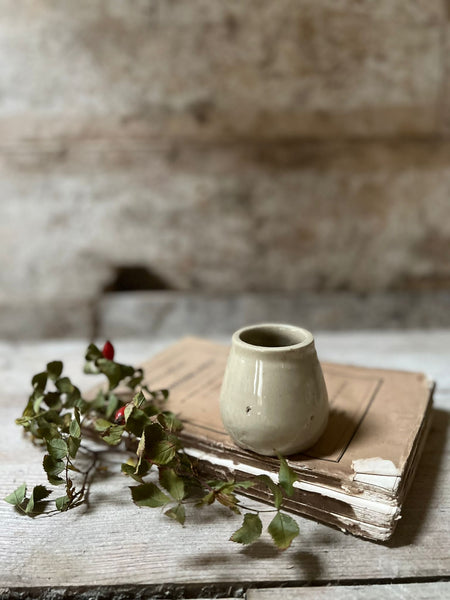 Small French Vintage Stoneware Pot