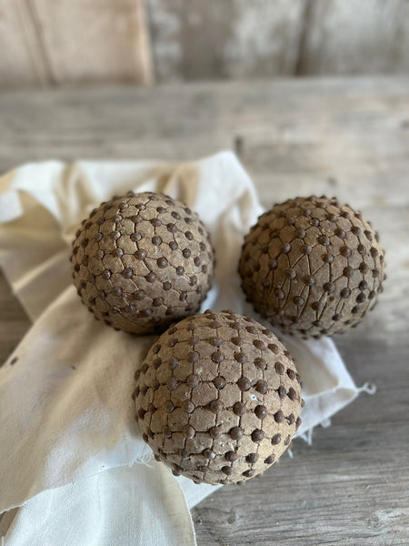 French Vintage Studded Balls