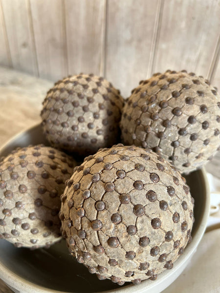 French Vintage Studded Balls