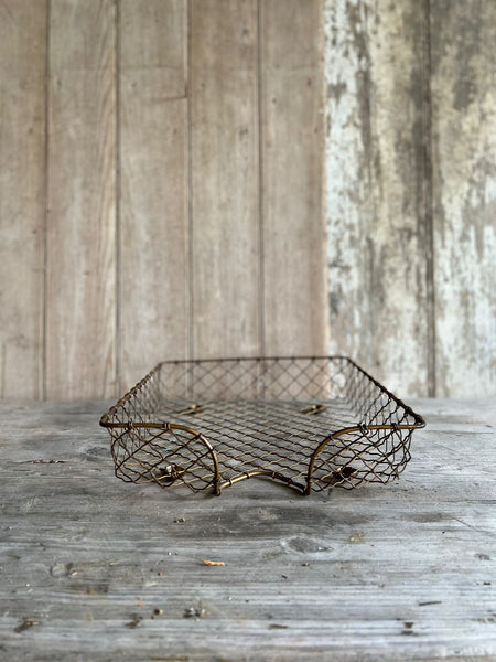 Rustic Metal Desk Tidy