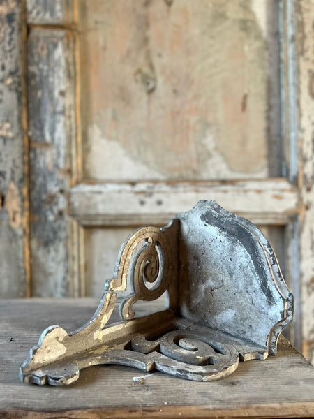 Rustic French Vintage Corner Shelf