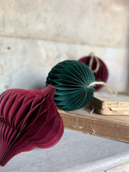 Honeycomb Paper Tree Decorations