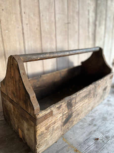 Large Wooden Handled French Trug