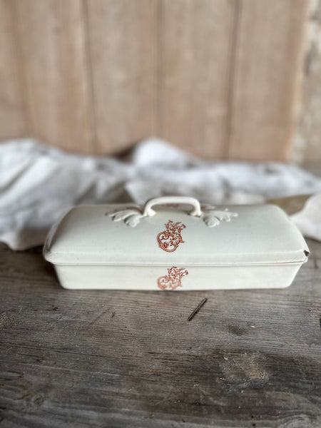 French Vintage Lidded Dish