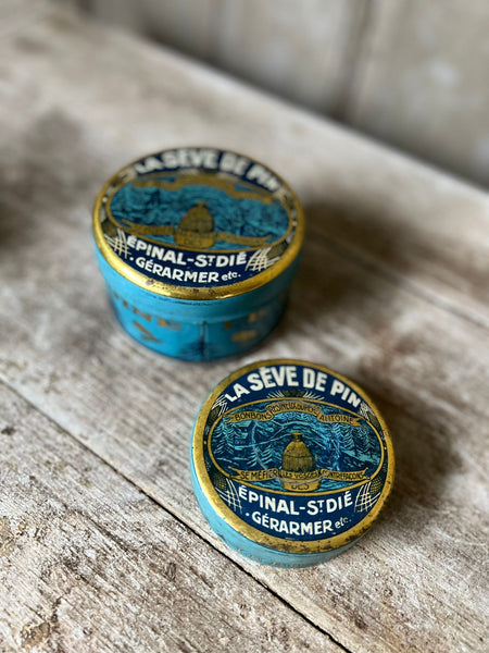 Vintage Le Seve de Pin Tins