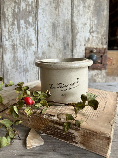 Lovely French Preserve Pot