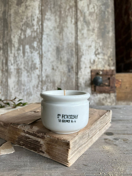 Yogurt Vintage Pot Candle in Earl Grey and Cucumber