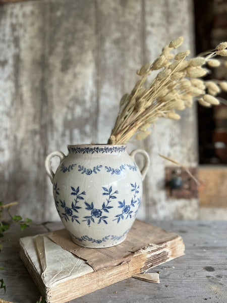 Stunning Blue and White French Floral Confit