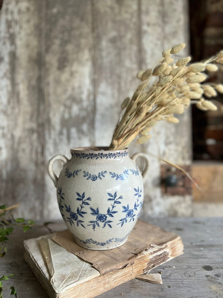 Stunning Blue and White French Floral Confit