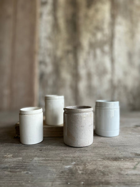 Antique Stoneware Ink Pot Collection