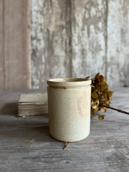 Honey Glazed Crazed Vintage Inkpot