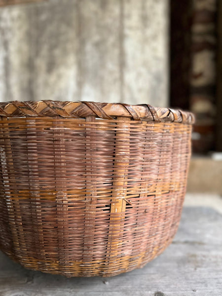 Large French Vintage Basket