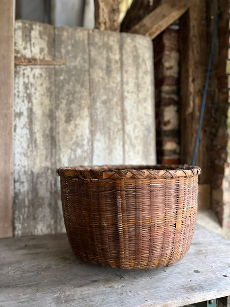 Large French Vintage Basket