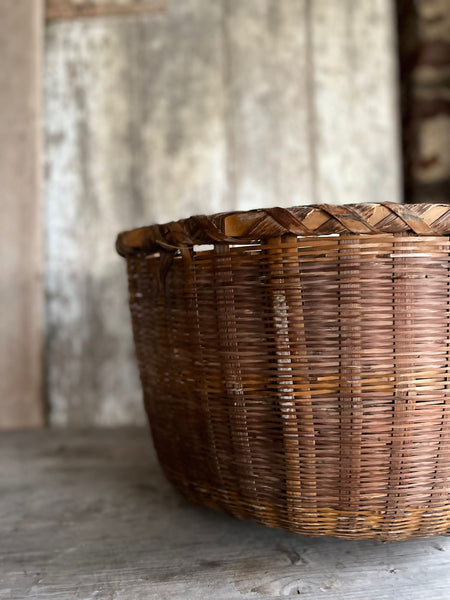 Large French Vintage Basket