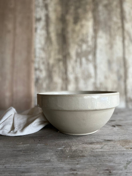 Vintage French Stoneware Bowl