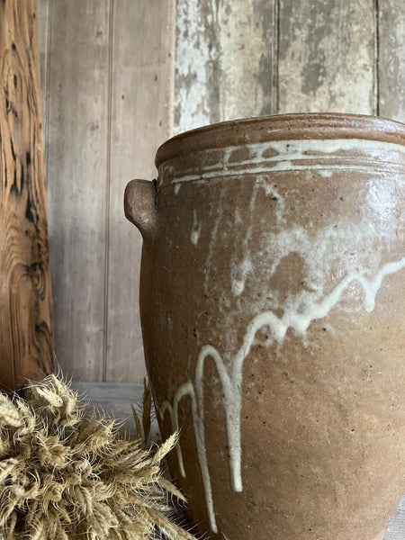 French Rustic Confit Jar Large