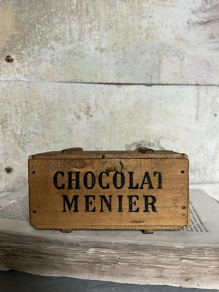 Vintage Chocolat Menier Crate Box