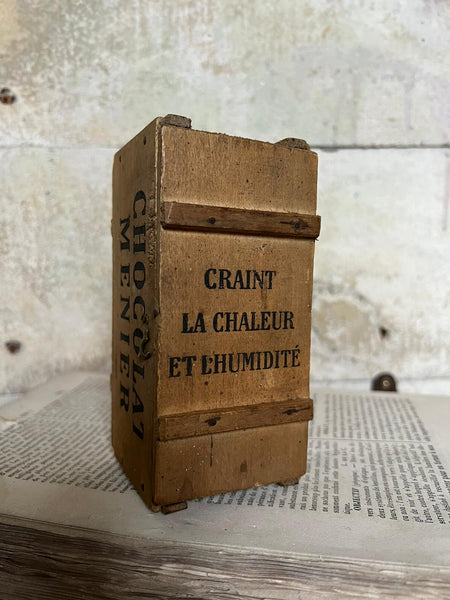 Vintage Chocolat Menier Crate Box