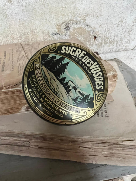 Vintage French Sucre des Vosges Tin