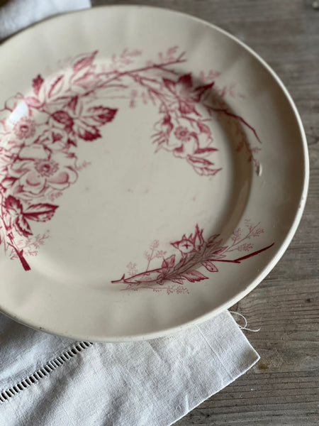 Red Floral Longchamp Dish