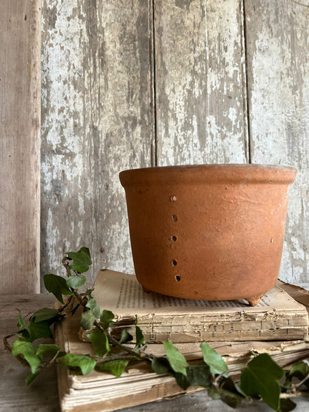 French Rustic Terracotta Faiselle Cheese Mould