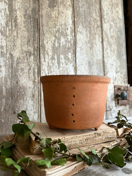 French Rustic Terracotta Faiselle Cheese Mould