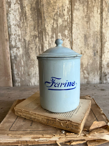 French Farine Vintage Jar