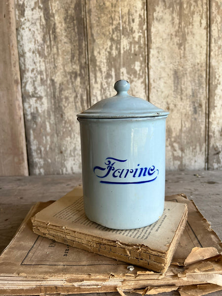 French Farine Vintage Jar