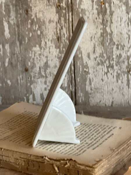 Porcelain French Vintage Menu Stand