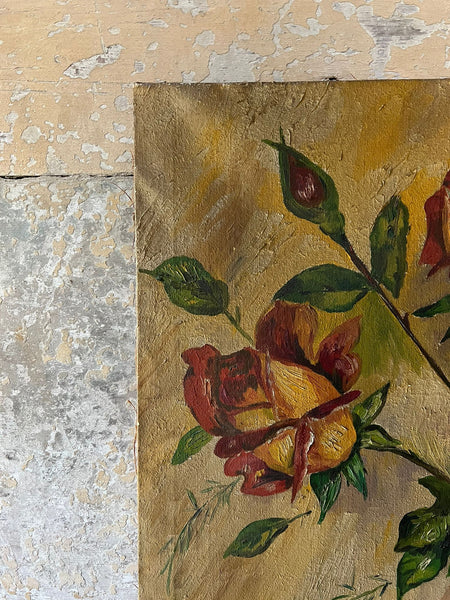 Stunning Vase and Floral Oil on Canvas